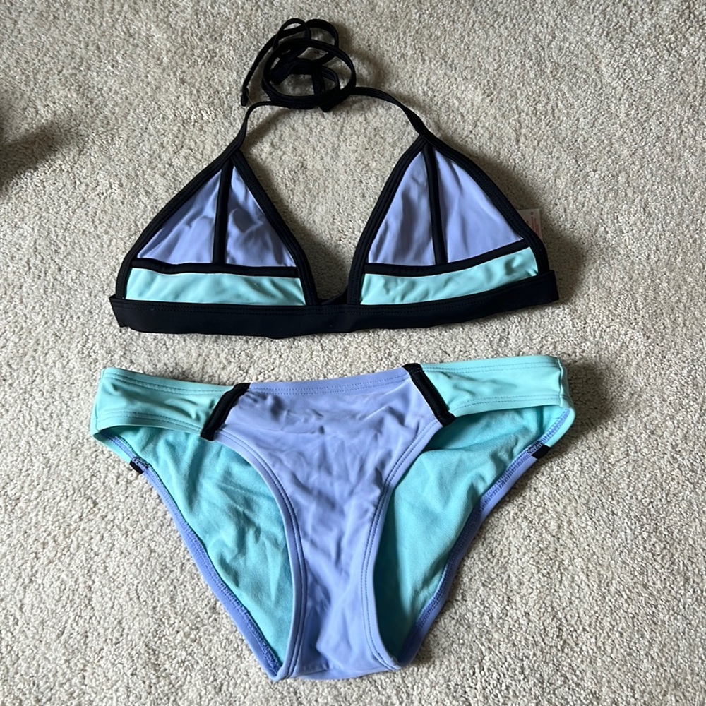 Colorblock bikini